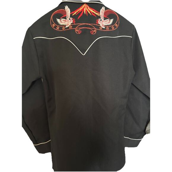 H Bar C Ranchwear Vintage Rockabilly Size 14.5 - Picture 4 of 10